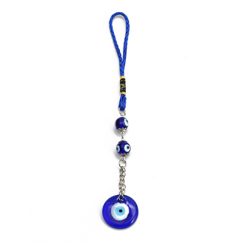 Wholesale Metal Elephant Blue Eye Pendants